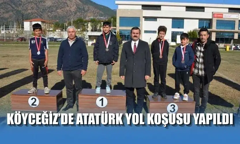 Köyceğiz'de Atatürk yol koşusu yapıldı