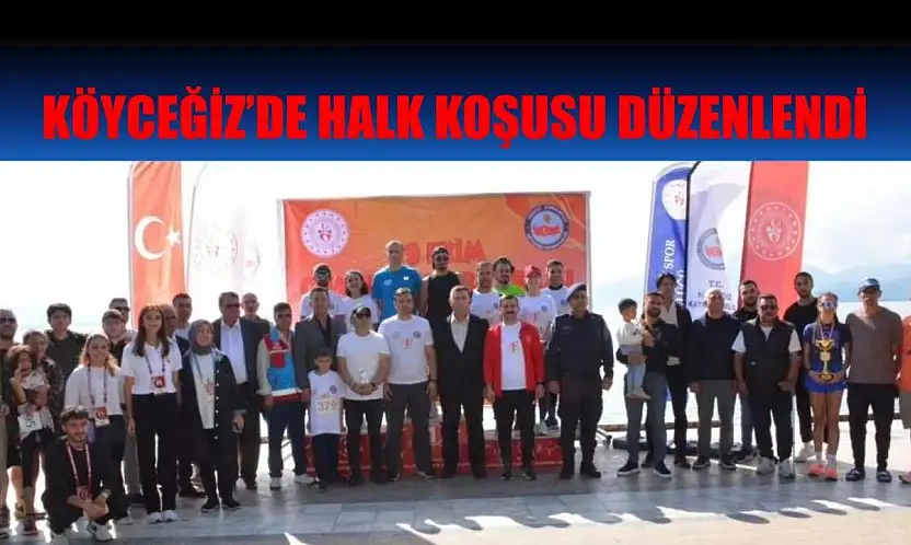Köyceğiz'de halk koşusu düzenlendi