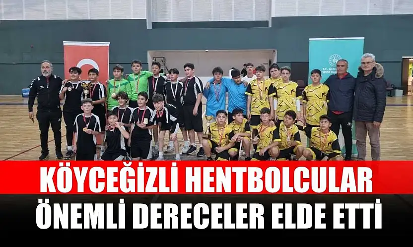 Köyceğizli hentbolcular önemli dereceler elde etti