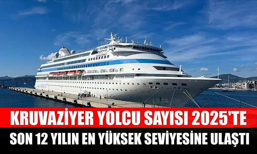 Kruvaziyer yolcu sayısı 2025'te son 12 yılın en yüksek seviyesine ulaştı