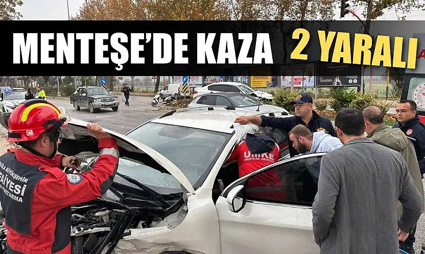 Menteşe'de kaza: 2 yaralı