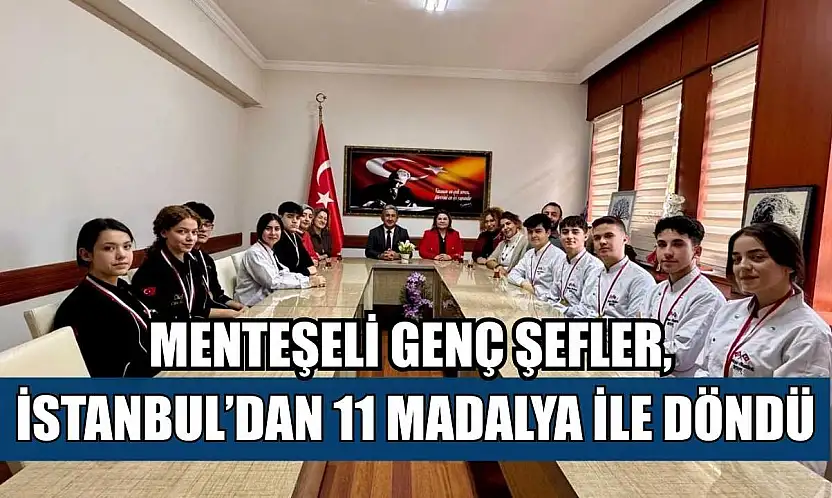 Menteşeli genç şefler, İstanbul'dan 11 madalya ile döndü