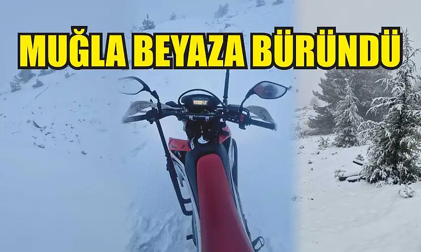Muğla beyaza büründü