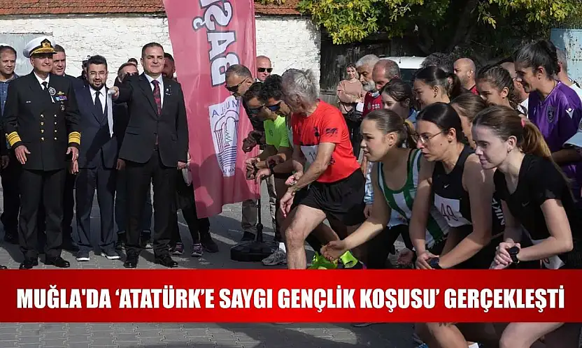 Muğla'da 'Atatürk'e Saygı Gençlik Koşusu' gerçekleşti