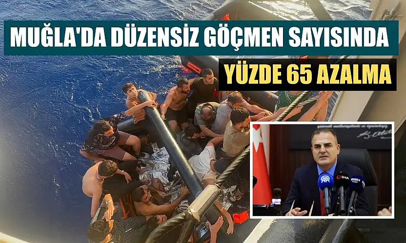 Muğla'da düzensiz göçmen sayısında yüzde 65 azalma