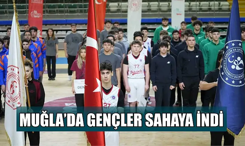 Muğla'da gençler sahaya indi