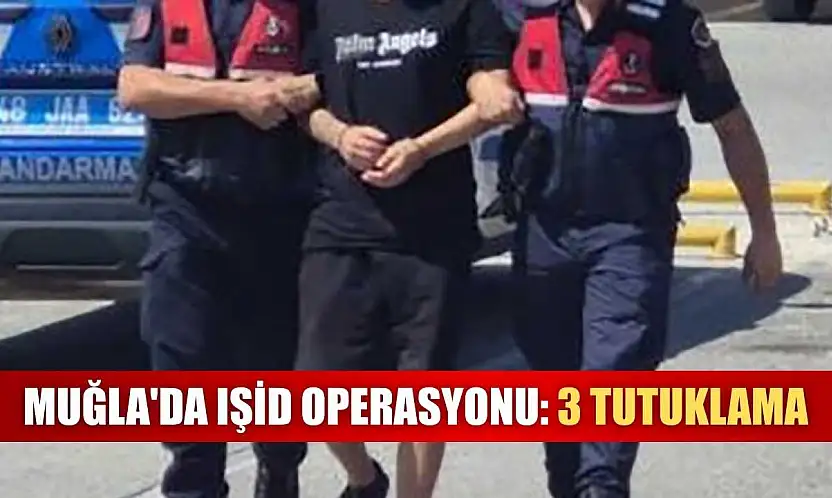 Muğla'da IŞİD operasyonu: 3 tutuklama