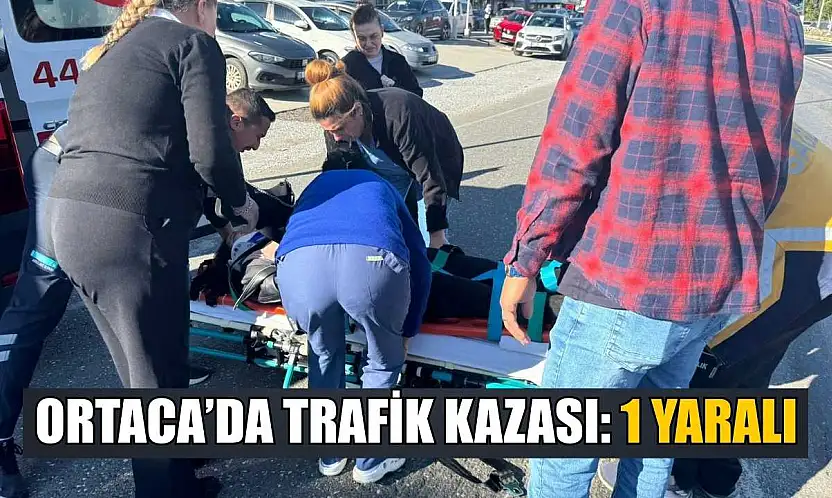 Ortaca'da trafik kazası: 1 yaralı