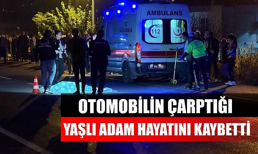 Otomobilin çarptığı yaşlı adam hayatını kaybetti