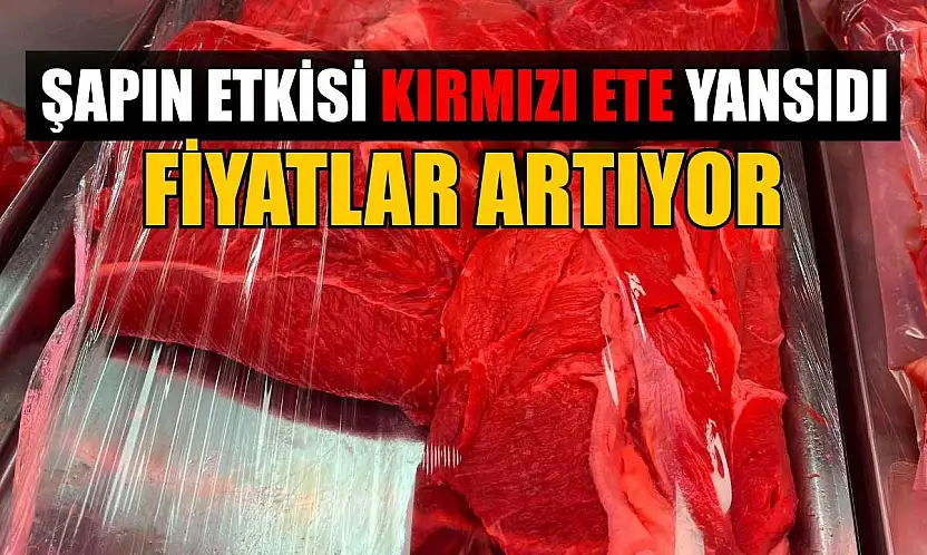 Şapın etkisi kırmızı ete yansıdı fiyatlar artıyor