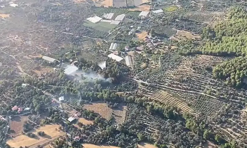 Seydikemer Saklıkent'te Çıkan Yangın Büyümeden Kontrol Altına Alındı
