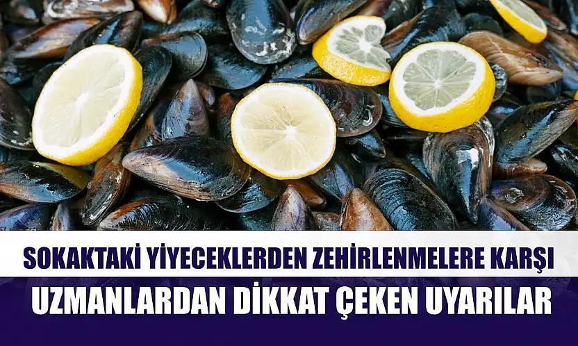 Sokaktaki yiyeceklerden zehirlenmelere karşı uzmanlardan dikkat çeken uyarılar