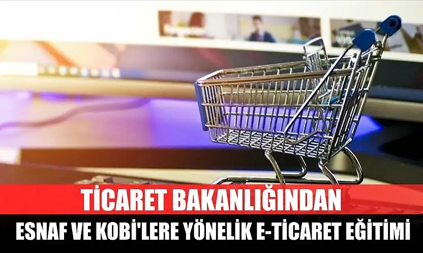 Ticaret Bakanlığından esnaf ve KOBİ'lere yönelik e-ticaret eğitimi