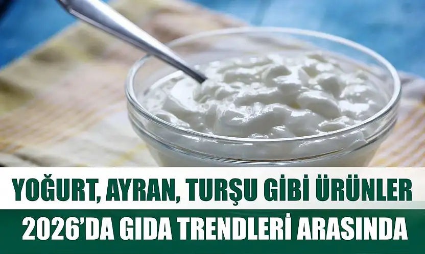 Yoğurt, ayran, turşu gibi ürünler 2026'da gıda trendleri arasında