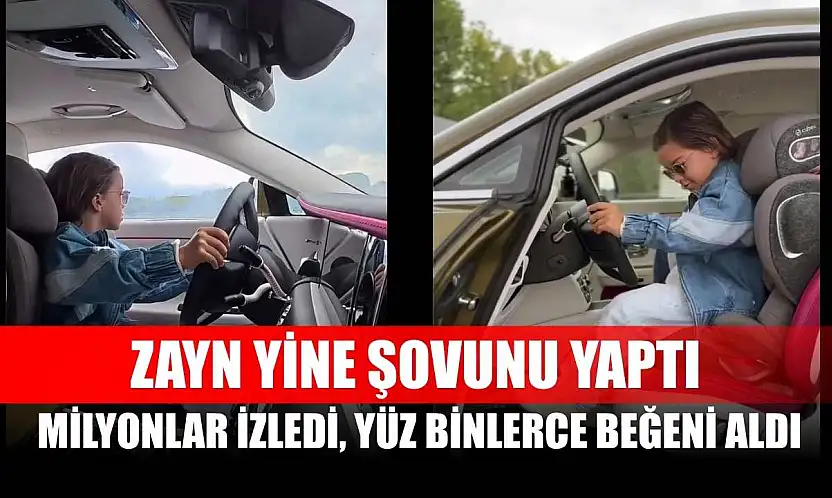 Zayn yine şovunu yaptı: Milyonlar izledi, yüz binlerce beğeni aldı