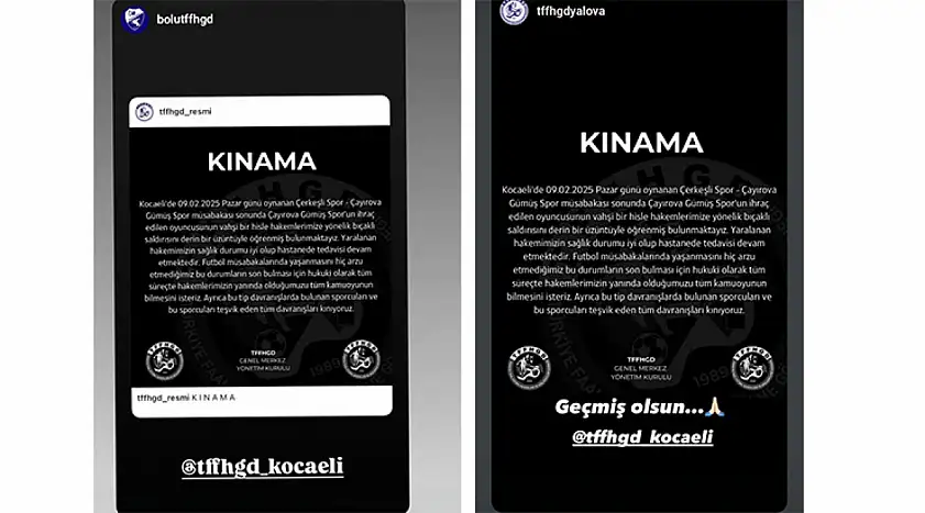 Amatör maçta oyundan atılan futbolcu hakemi bıçakladı