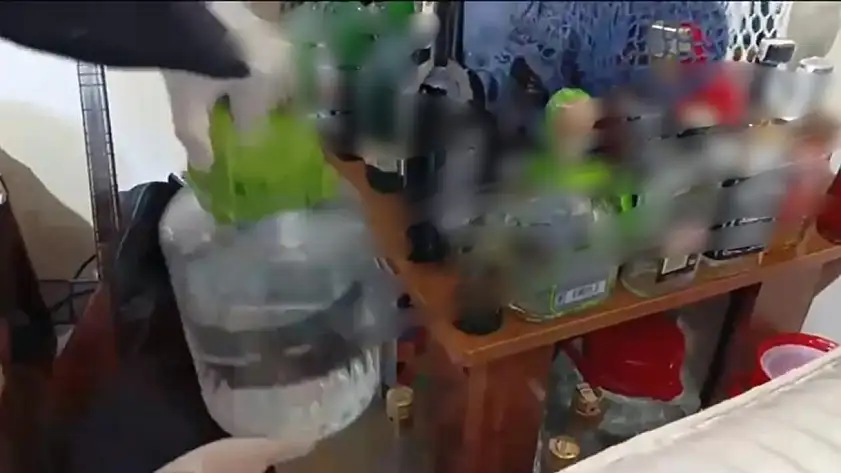 Marmaris'te Kaçak Alkol Operasyonu