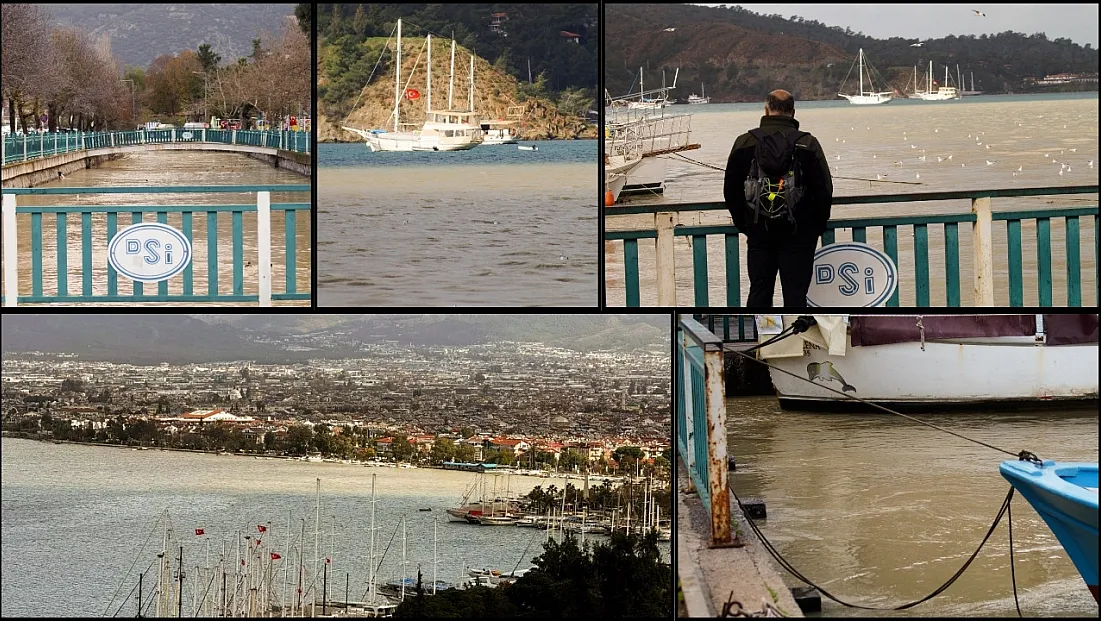 Fethiye Körfezi Çamur Rengini Aldı