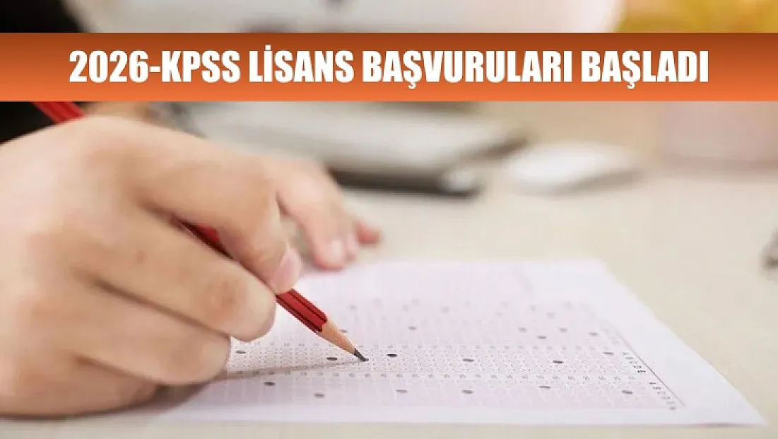 2026-KPSS Lisans başvuruları başladı