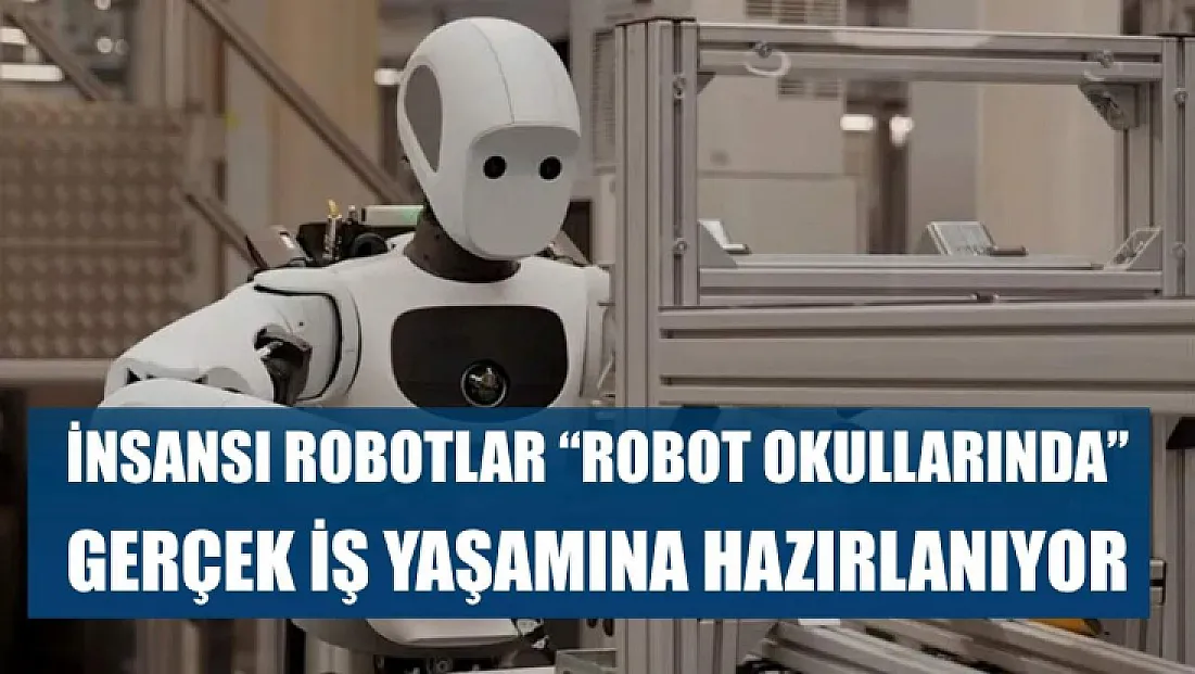 İnsansı robotlar 'robot okullarında' gerçek iş yaşamına hazırlanıyor