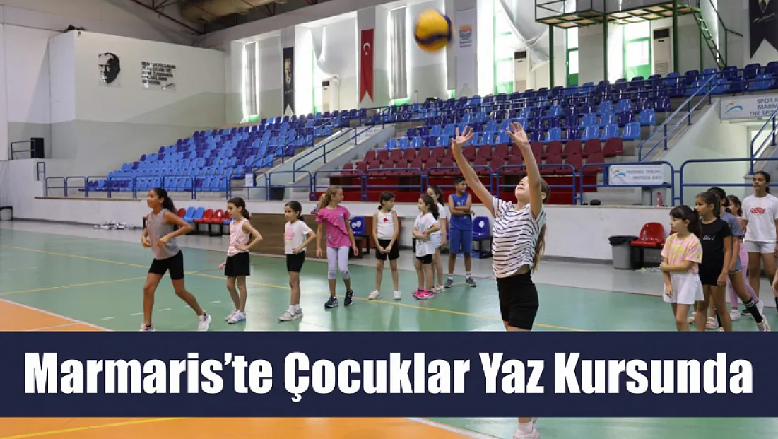 Marmaris’te çocuklar yaz kursunda
