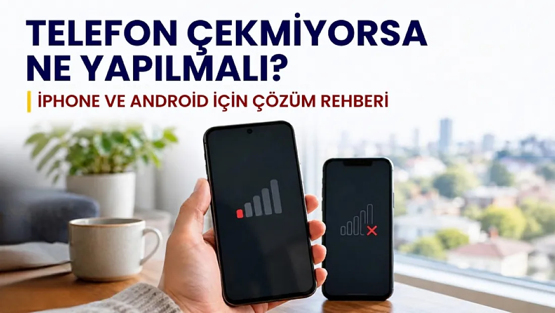 Telefon çekmiyorsa ne yapılmalı? iPhone ve Android için çözüm rehberi