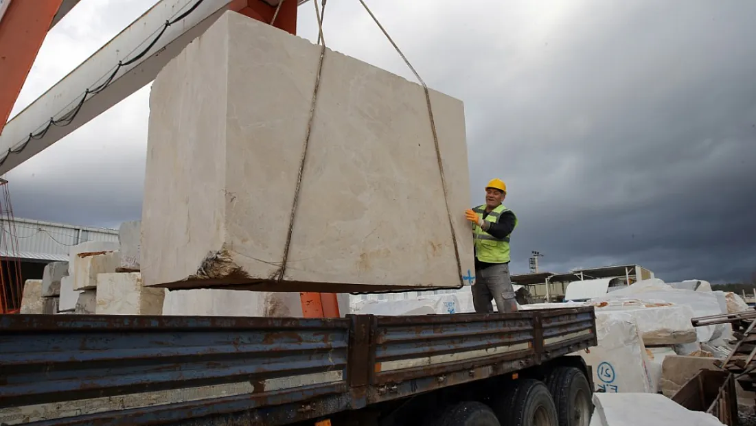 Muğla'dan 60 ülkeye satılan mermerden 100 milyon doların üzerinde ihracat geliri sağlandı