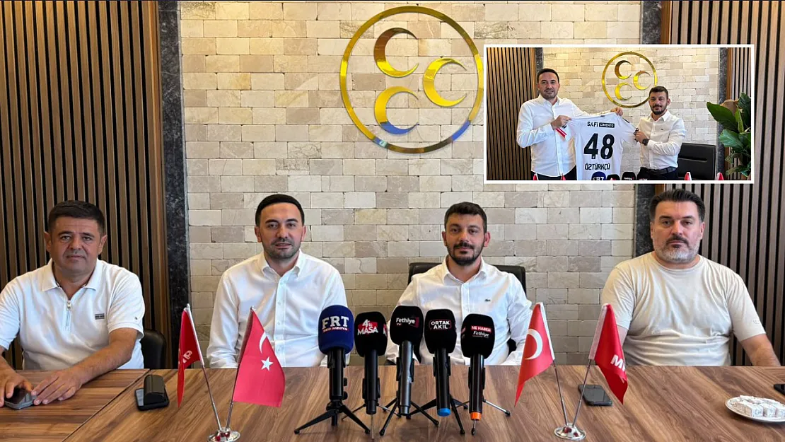 Beşiktaş Taraftarlar Derneği'nden MHP Fethiye İlçe Başkanı Öztürkçü'ye ziyaret