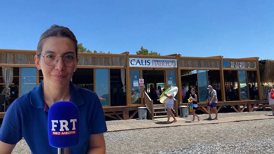 Fethiye Belediyesi Çalış Halk Plajı Yaz Sezonuna Hazır: 'Yoğunluk Her Geçen Gün Artıyor'