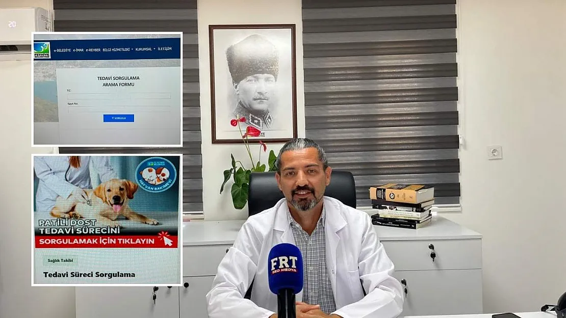 Fethiye Belediyesi'nden hayvanseverlere dijital kolaylık: Tedavi süreci artık internetten takip edilebilecek