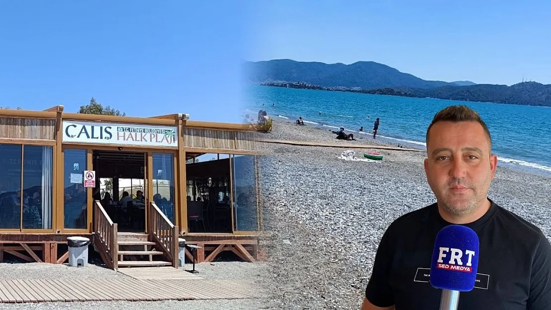 Fethiye Çalış Halk Plajı'nda Uygun Fiyatlı Hizmet İlgi Görüyor