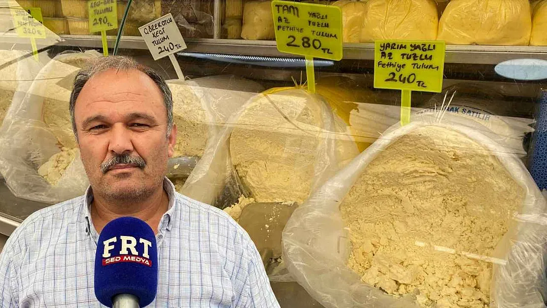 Fethiye Cumartesi Pazarı'nda peynir tezgahına ilgi: Kahvaltı sofralarının vazgeçilmezi