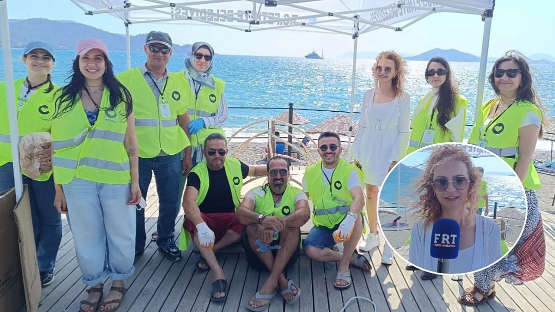 Fethiye'de Anlamlı Çevre Etkinliği: Atıklar Caretta Caretta'ya Dönüştü