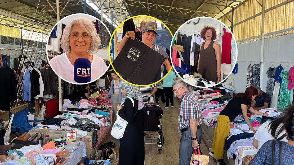 Fethiye'de ikinci el pazarı sosyal dayanışma, üretim ve geri dönüşümle büyüyor