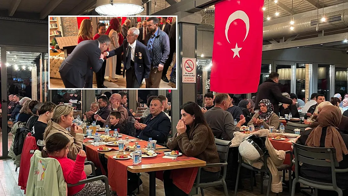 Fethiye'de şehit aileleri ve gaziler için iftar sofrası kuruldu