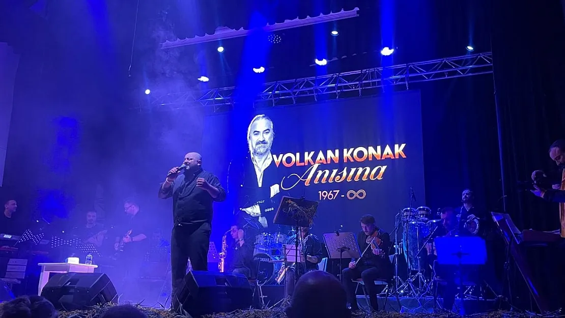 Fethiye'de Volkan Konak anısına duygu dolu gece