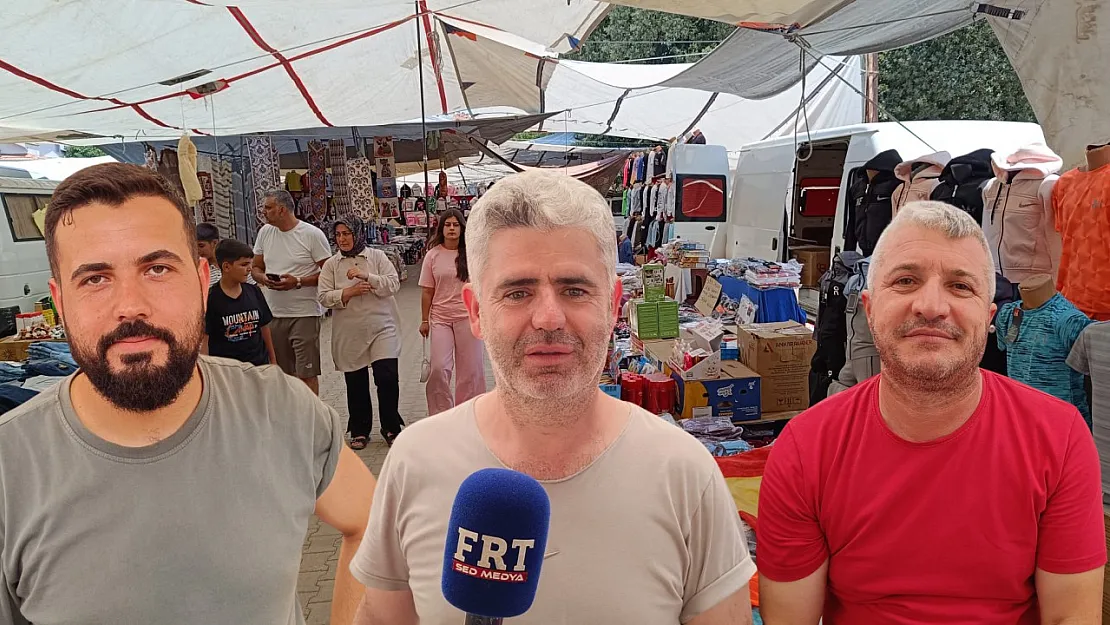 Fethiye Hisarönü Pazarı'nda esnafın ortak dileği: 'Hareketli günler geri gelsin'