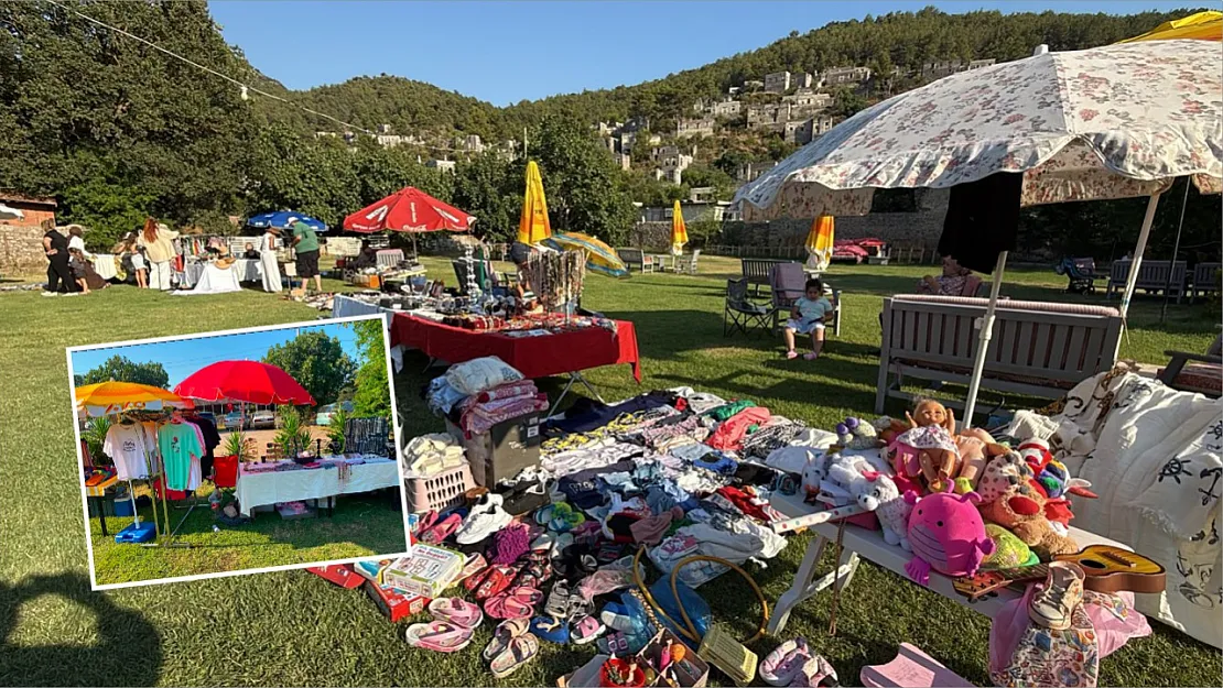 Fethiye Kayaköy'de 'Kadın Emeği Pazarı': Her pazar dayanışma ve üretim buluşuyor
