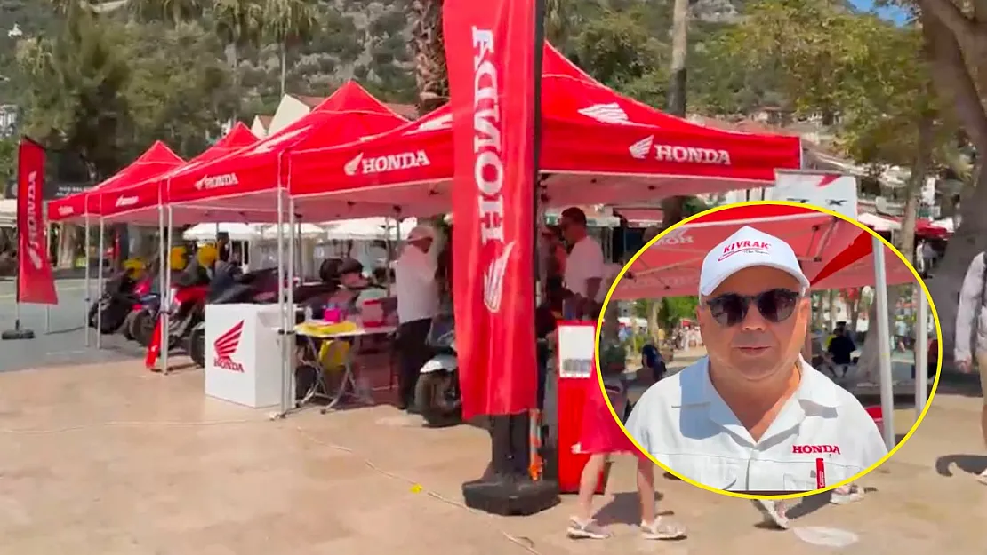 Fethiye Kıvrak Motor Ailesi Honda PCX'i Kaş'ta motosiklet tutkunlarıyla buluşturdu