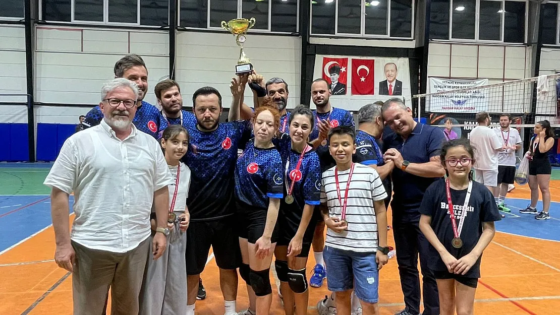 Fethiye Kurumlar Arası Voleybol Turnuvası'nda Şampiyon Esnaf ve Sanatkarlar Odası