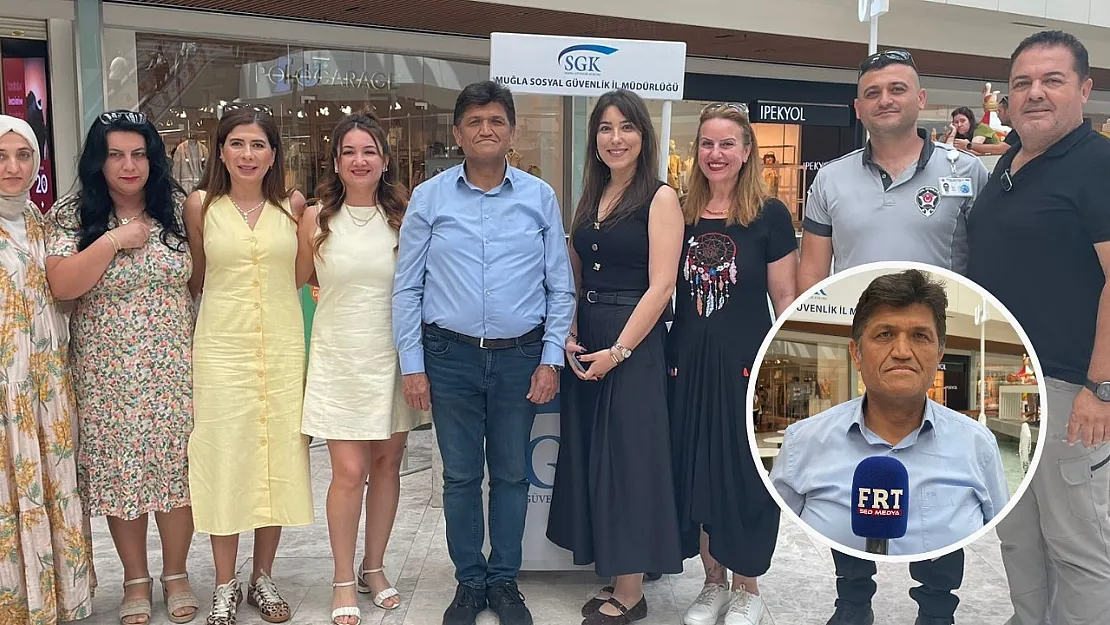 Fethiye SGK'dan AVM'de bilgilendirme standı