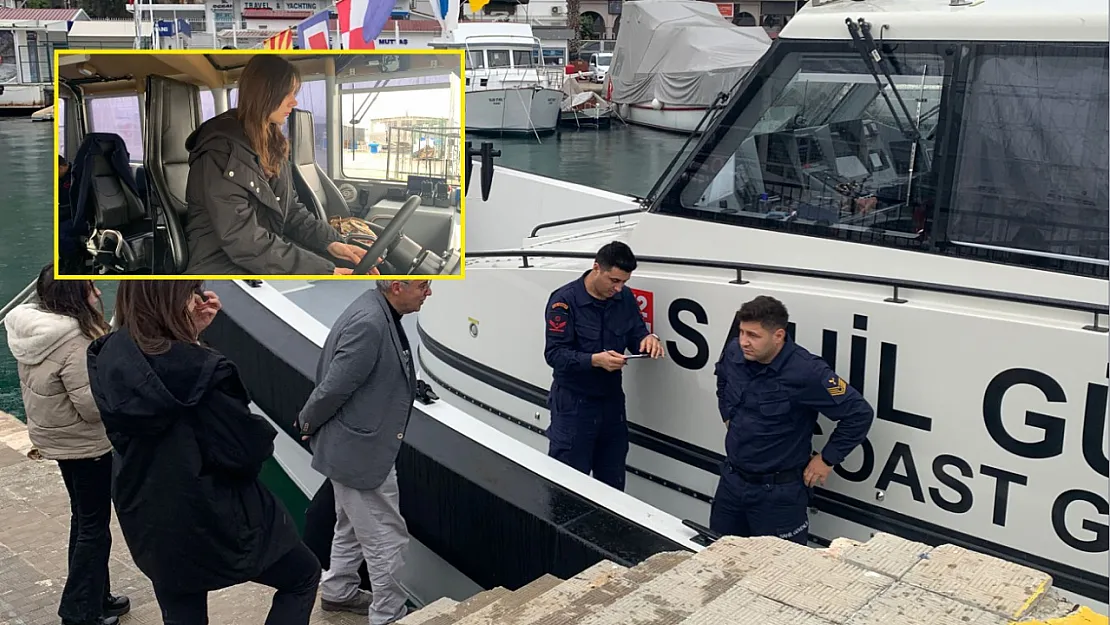 TCSG-911 Fethiye Sahil Güvenlik botu halkın ziyaretine açıldı