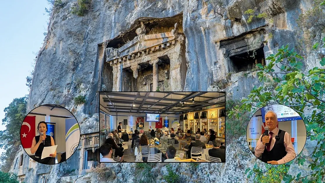 Telmessos arkeolojisi söyleşisi Fethiye Kitap Müzesi'nde başladı