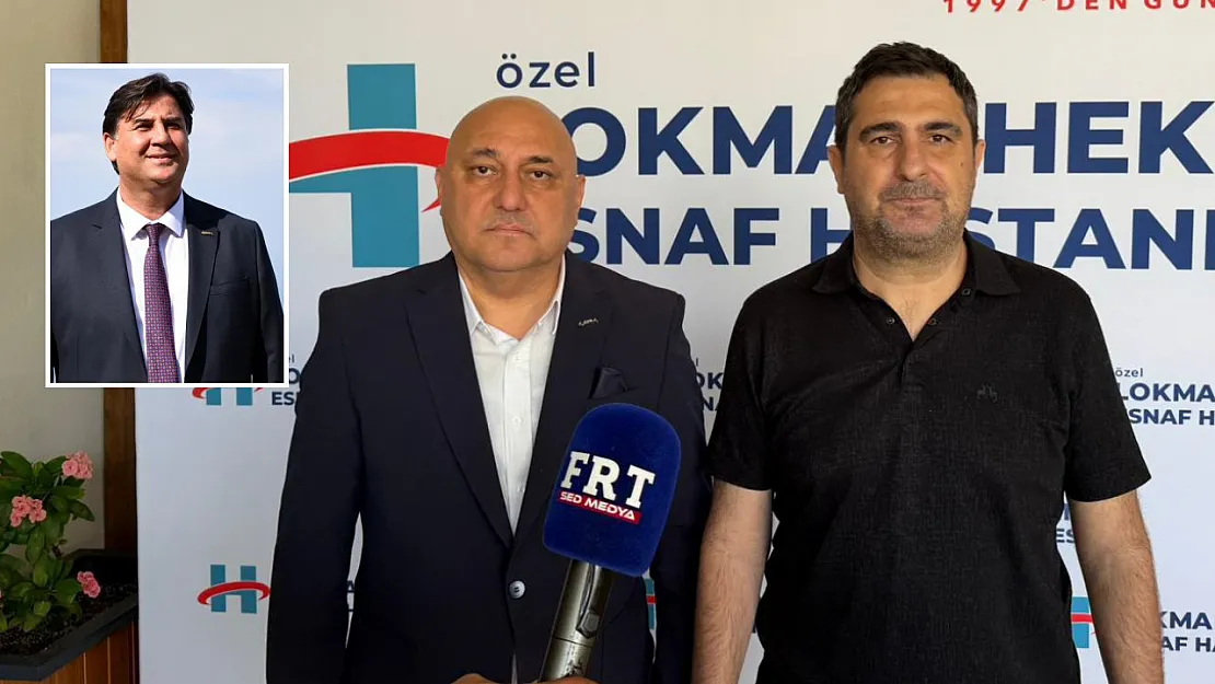 Yatağan Belediye Başkanı Mesut Günay ve Ortaca Belediye Başkanı Evren Tezcan'dan Alim Karaca'ya Geçmiş Olsun Ziyareti