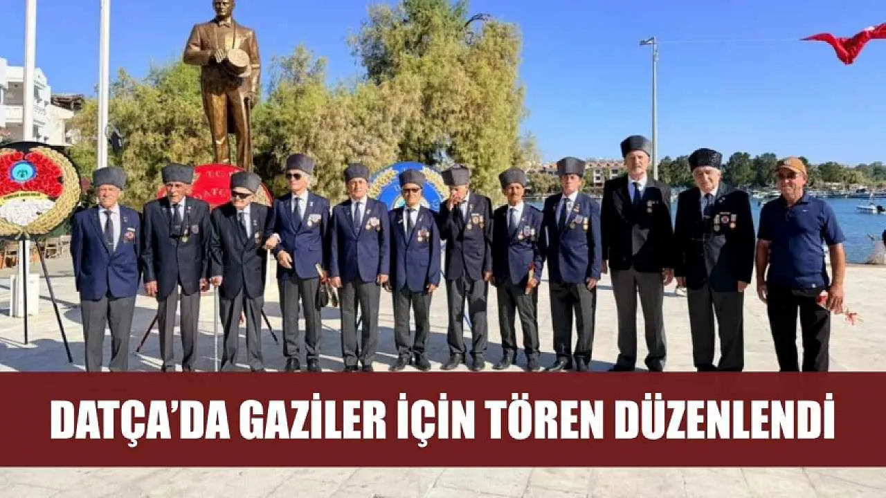 Datça'da 16 Gazi Onuruna Anma Töreni Düzenlendi