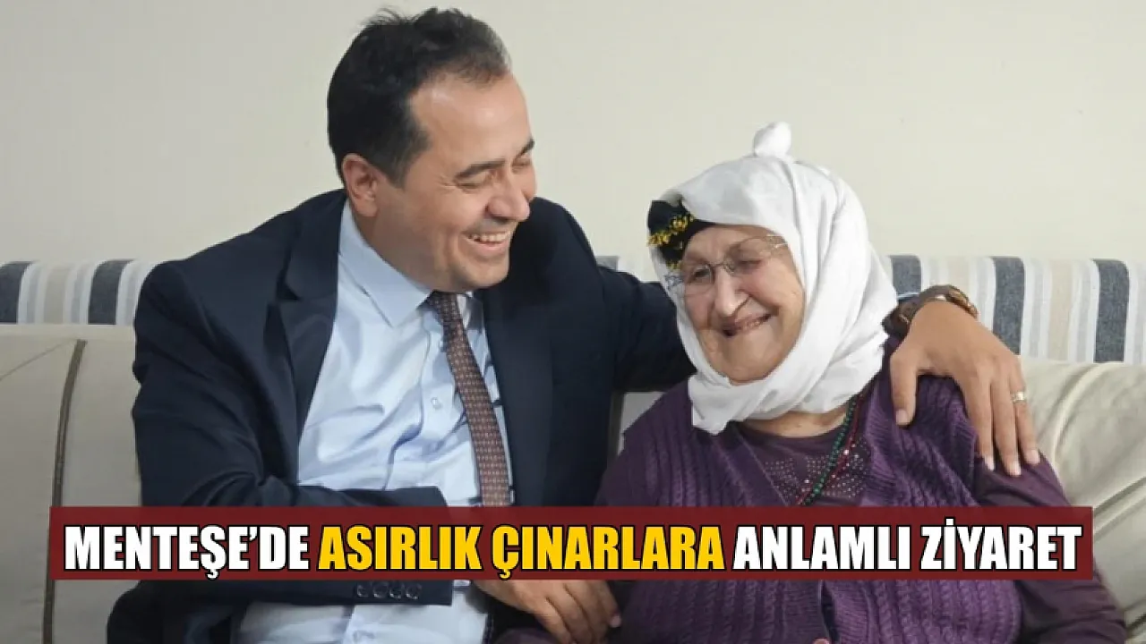 Menteşe’de asırlık çınarlara anlamlı ziyaret