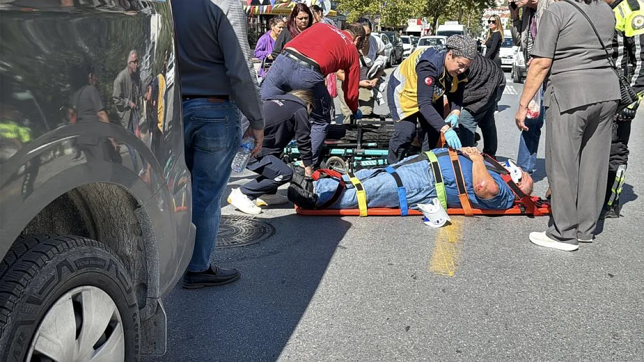 Muğla’da ticari araç yaşlı vatandaşa çarptı