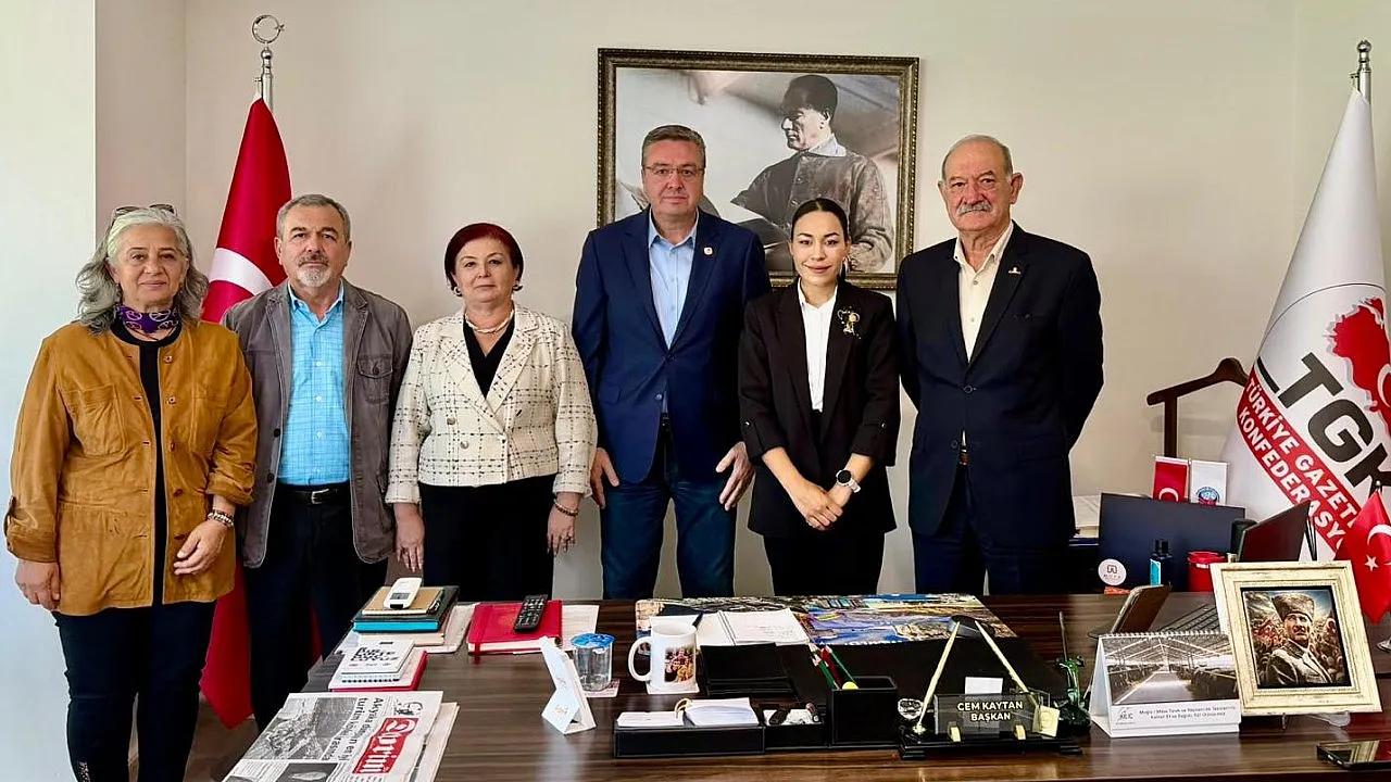Muğla Uyuşturucu ile Mücadele ve Sağlıklı Yaşam Derneği’nden Büyükşehir Gazeteciler Cemiyeti’ne Ziyaret