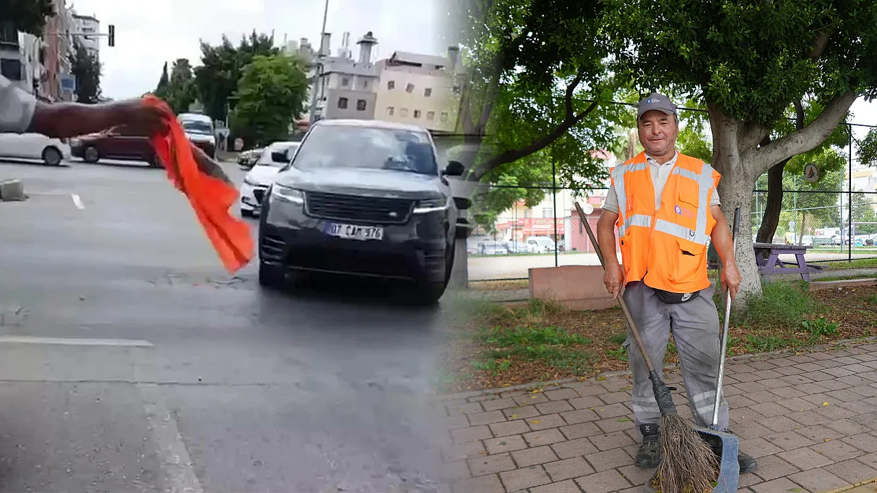Süpürgeyi bıraktı, üzerinden çıkardığı yeleğini can kurtarmak için salladı