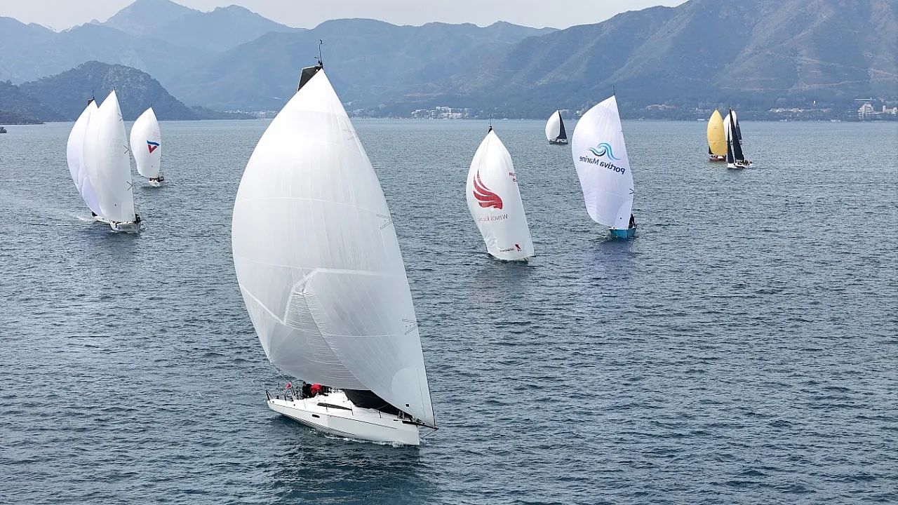 Marmaris MIYC Kış Trofesi Yat Yarışları'nın 4. ayağı başladı